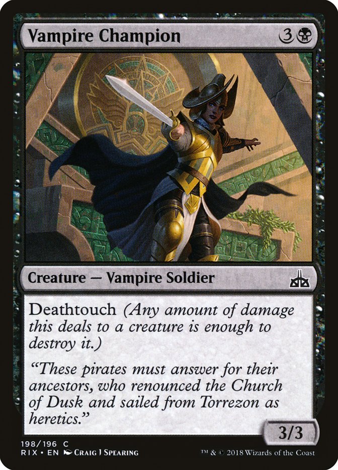 Vampire Champion [Rivals of Ixalan] | Good Games Adelaide SA