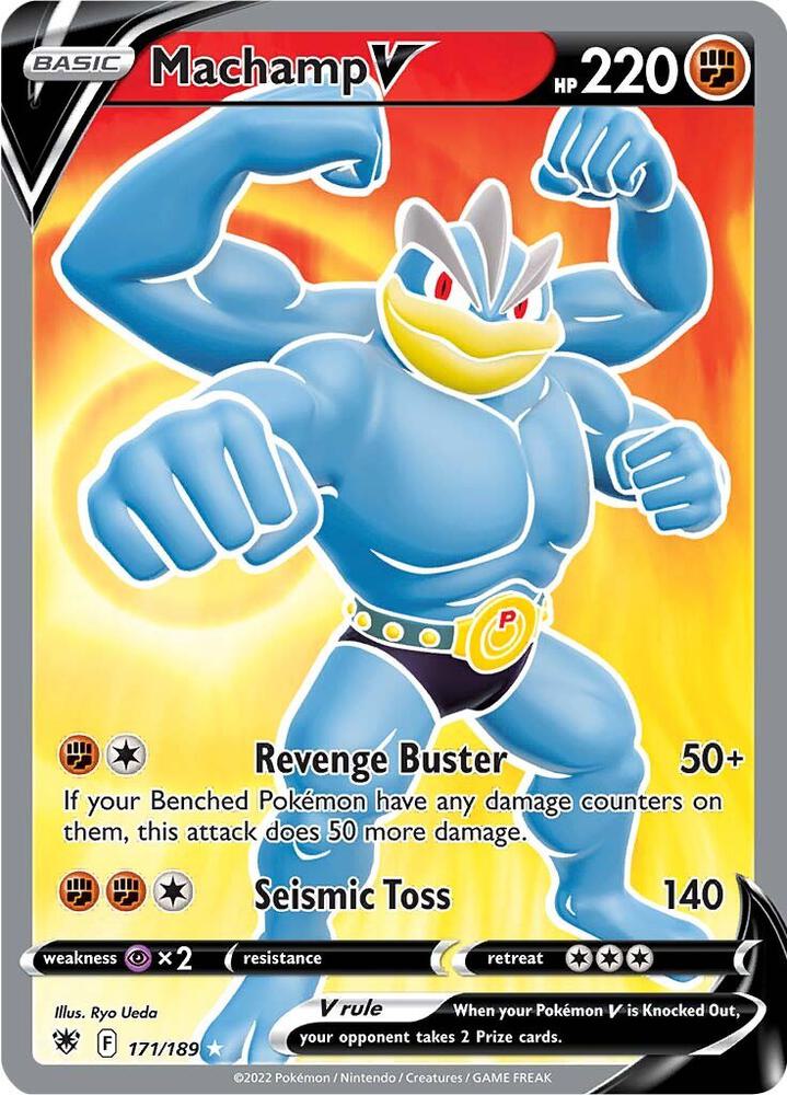 Machamp V Full Art 171/189 (SWSH10: Astral Radiance)  - Holofoil | Good Games Adelaide SA