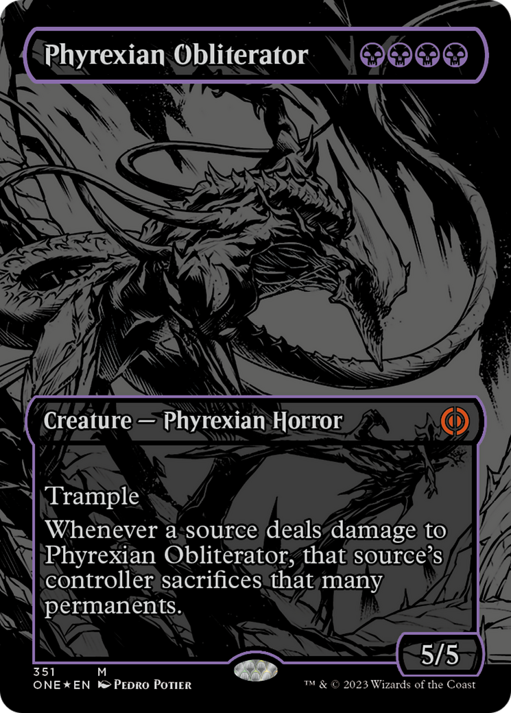 Phyrexian Obliterator (Oil Slick Raised Foil) [Phyrexia: All Will Be One] | Good Games Adelaide SA
