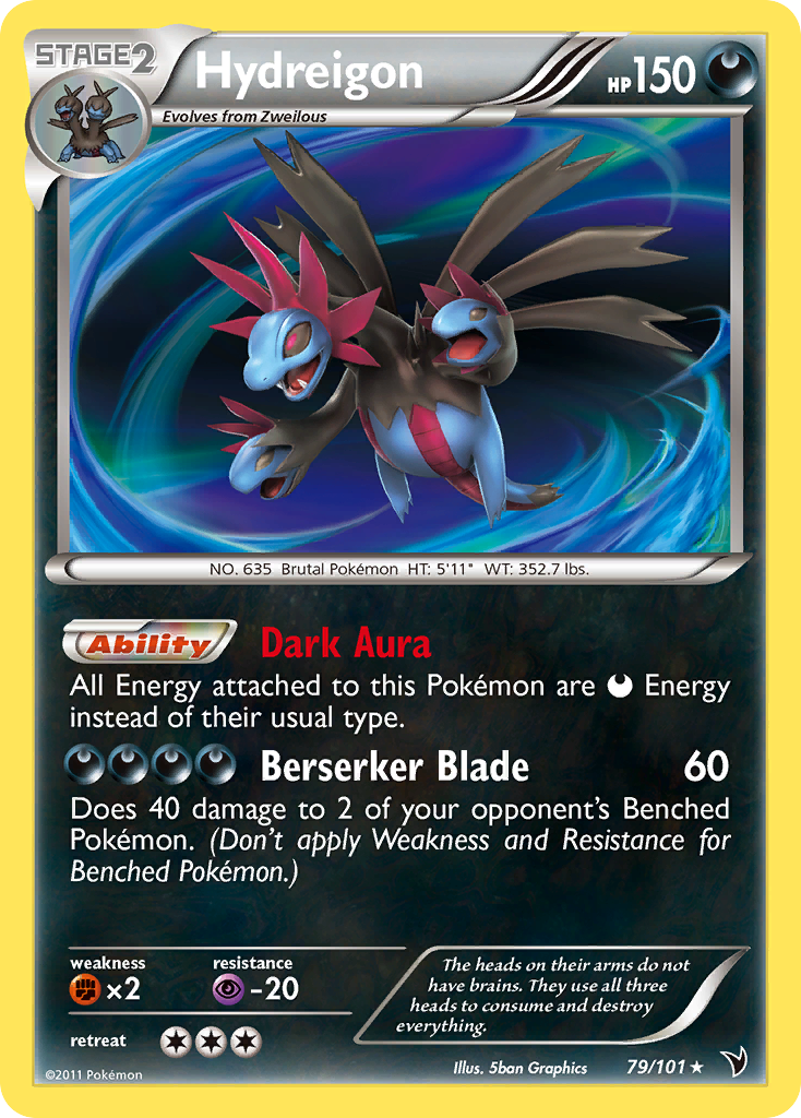 Hydreigon (79/101) [Black & White: Noble Victories] | Good Games Adelaide SA