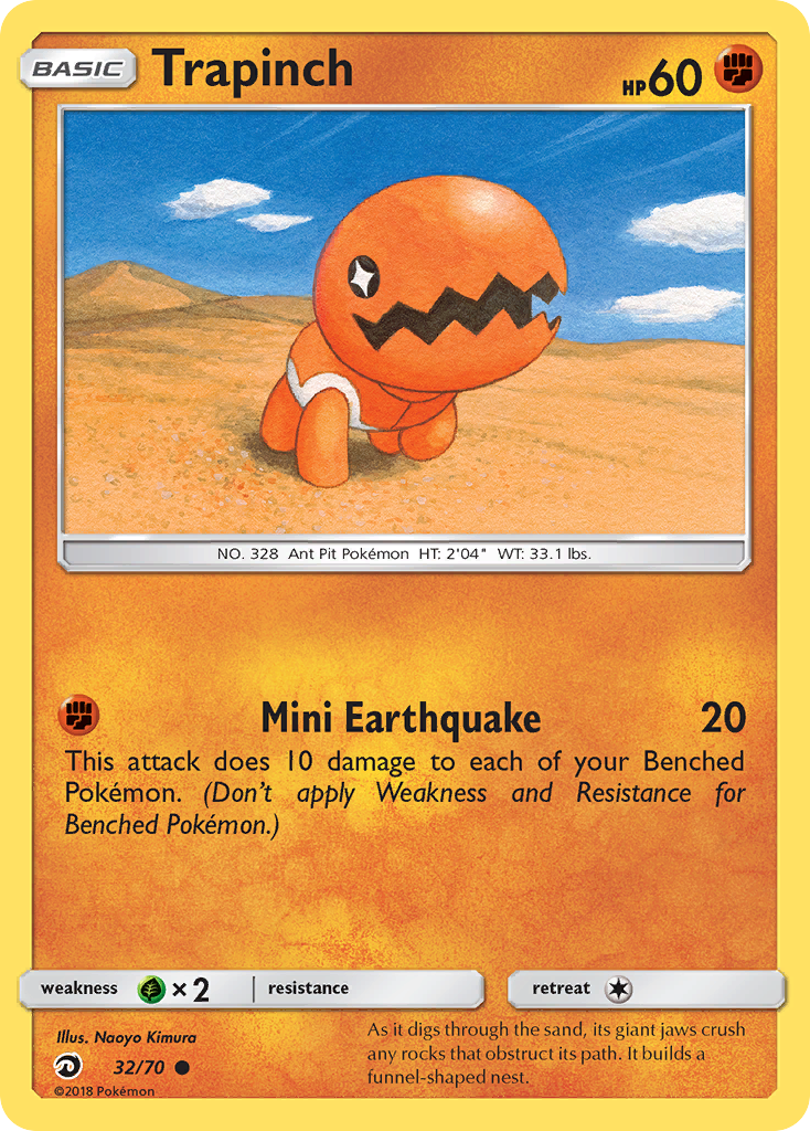 Trapinch (32/70) [Sun & Moon: Dragon Majesty] | Good Games Adelaide SA