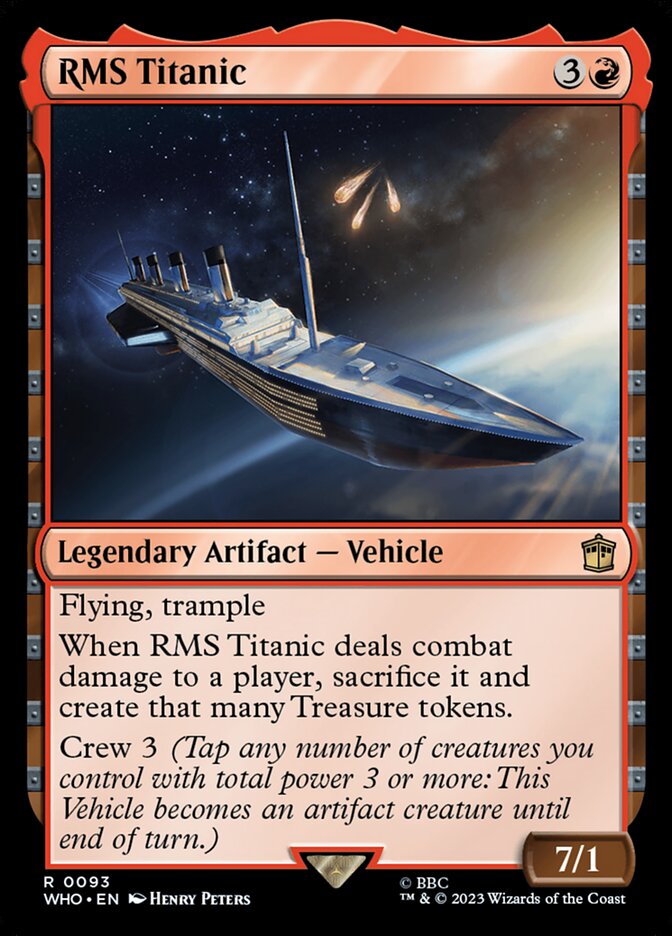 RMS Titanic 93 (Universes Beyond: Doctor Who)  - Foil | Good Games Adelaide SA