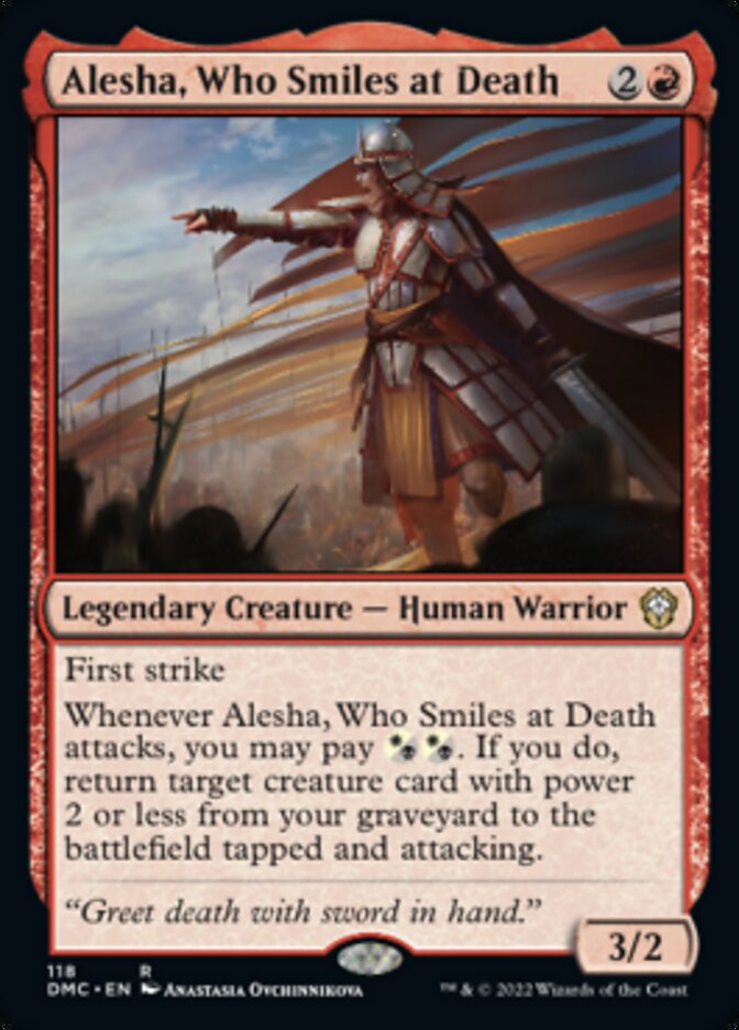 Alesha, Who Smiles at Death [Dominaria United Commander] | Good Games Adelaide SA