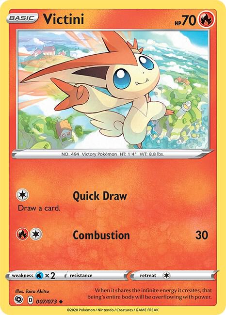 Victini 07/73 (Champion's Path)  | Good Games Adelaide SA