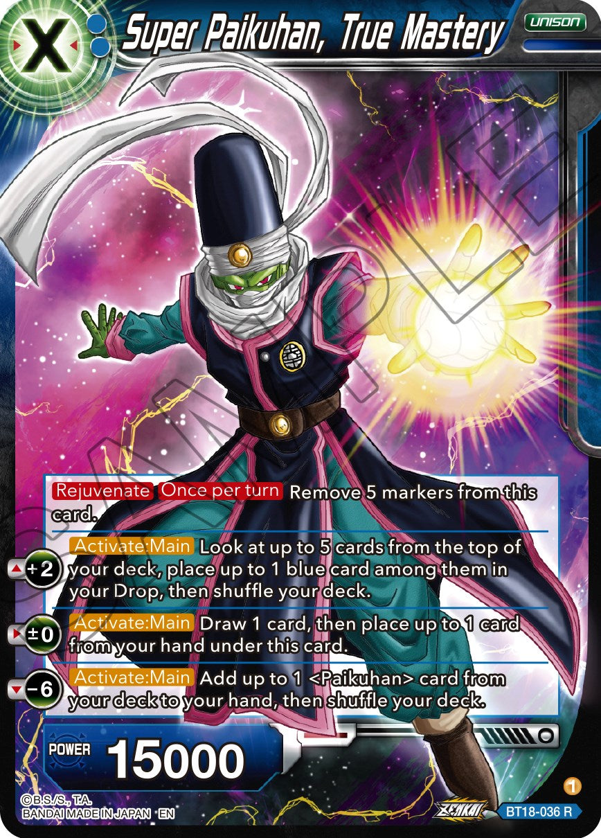Super Paikuhan, True Master (BT18-036) [Dawn of the Z-Legends] | Good Games Adelaide SA