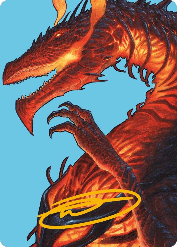 Herigast Erupting Nullkite Art Card Gold Stamped Signature 44 (Art Series: Modern Horizons 3)  | Good Games Adelaide SA