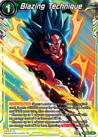 Blazing Technique [EX06-21] | Good Games Adelaide SA