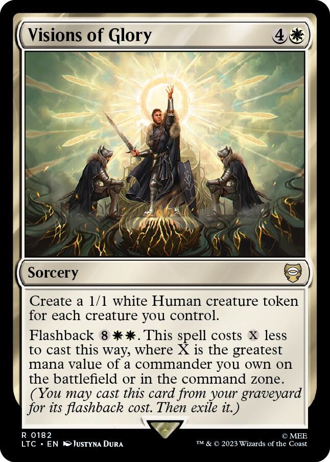 Visions of Glory 182 (Commander: The Lord of the Rings: Tales of Middle-earth)  | Good Games Adelaide SA