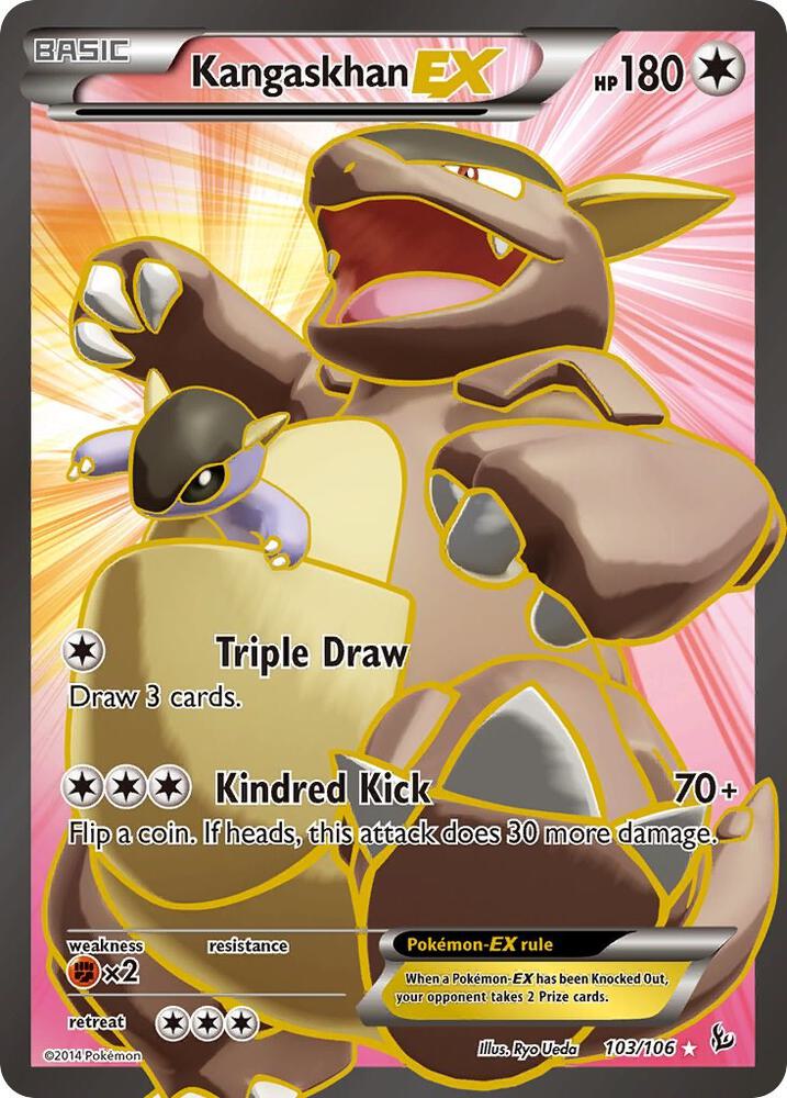 Kangaskhan EX  Full Art 103/106 (XY - Flashfire)  - Holofoil | Good Games Adelaide SA