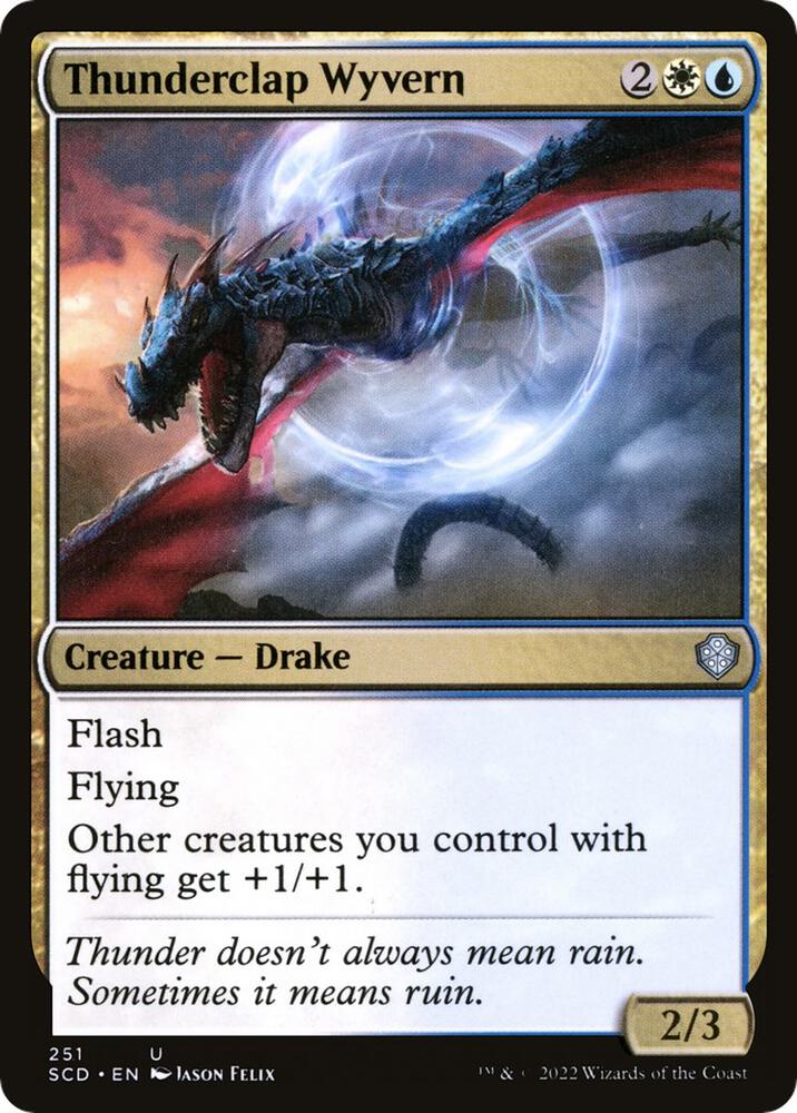 Thunderclap Wyvern 251 (Starter Commander Decks)  | Good Games Adelaide SA
