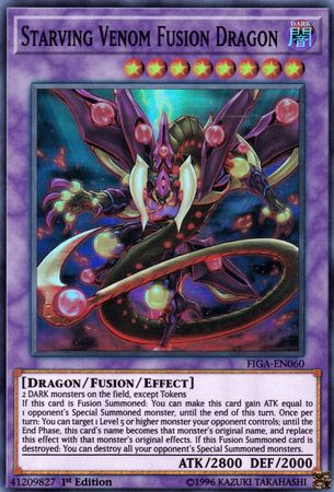 Starving Venom Fusion Dragon [FIGA-EN060] Super Rare | Good Games Adelaide SA