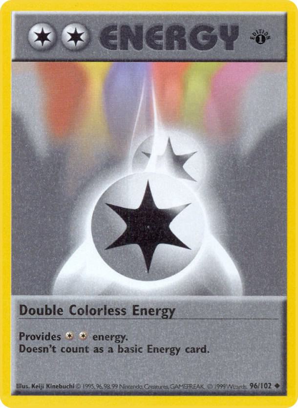 Double Colorless Energy 096/102 (Base Set (Shadowless))  - 1st Edition | Good Games Adelaide SA