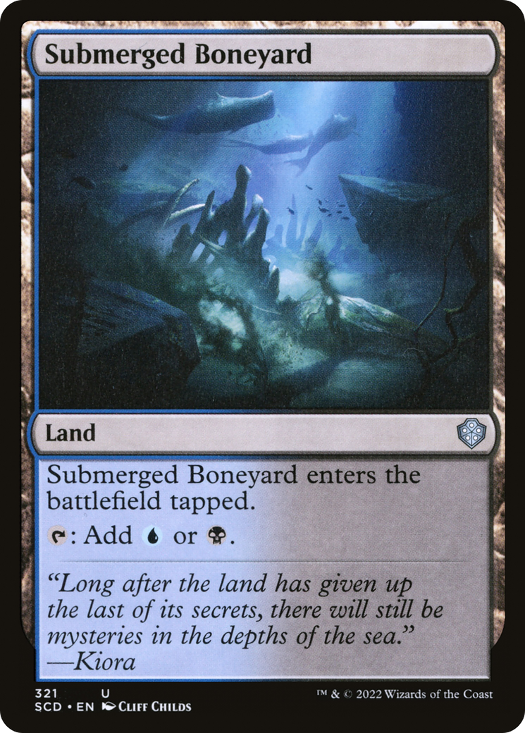 Submerged Boneyard [Starter Commander Decks] | Good Games Adelaide SA