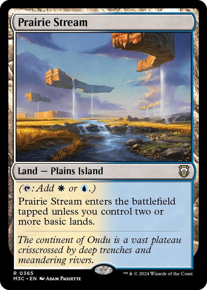 Prairie Stream 365/411 (Commander: Modern Horizons 3)  - Ripple Foil | Good Games Adelaide SA