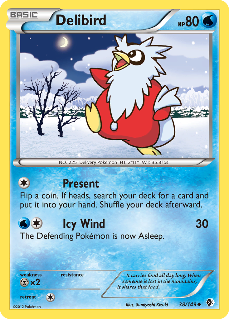 Delibird (38/149) [Black & White: Boundaries Crossed] | Good Games Adelaide SA