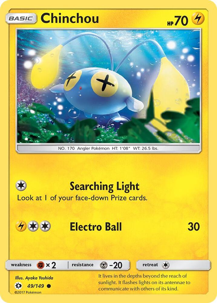Chinchou 49/149 (SM Base Set)  | Good Games Adelaide SA