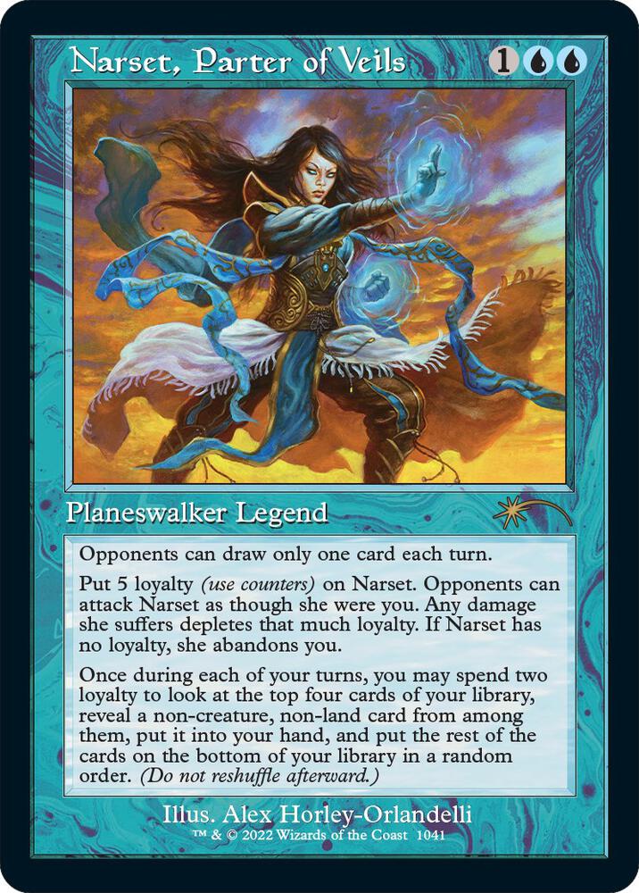 Narset Parter of Veils Retro Frame 1041 (Secret Lair Drop Series)  - Foil | Good Games Adelaide SA
