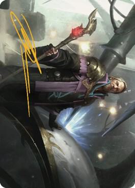 Urza Prince of Kroog Art Card Gold Stamped Signature 43 (Art Series: The Brothers' War)  | Good Games Adelaide SA