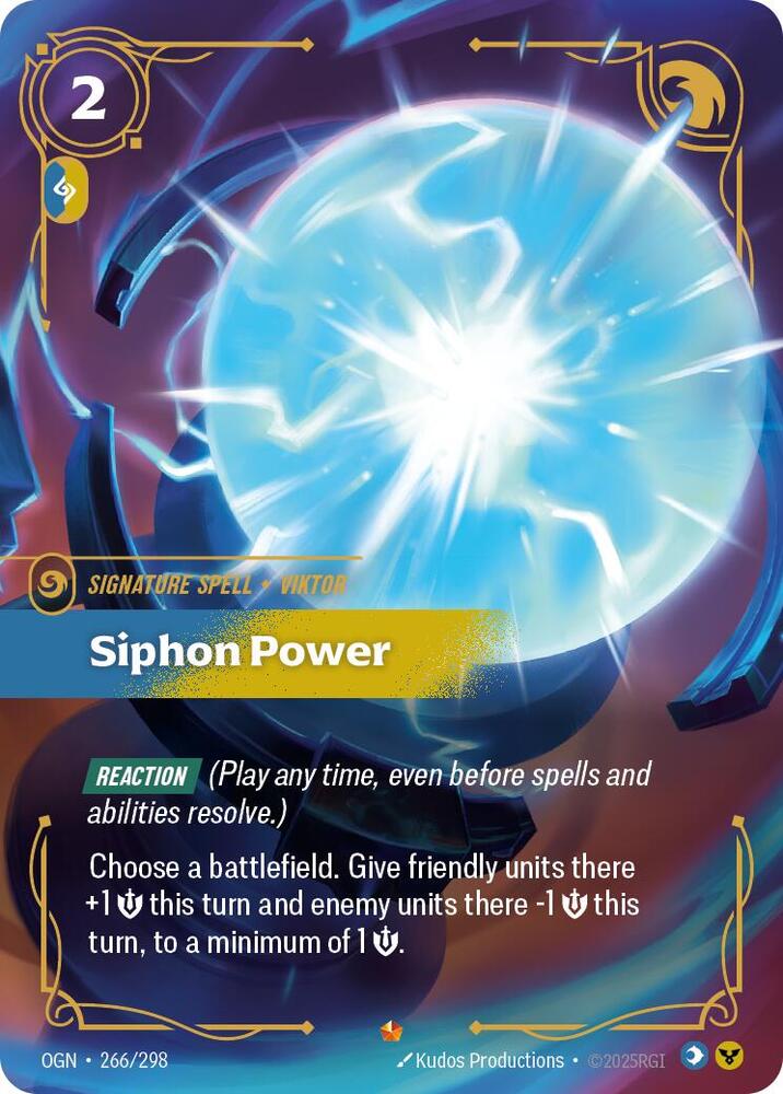 Siphon Power 266/298 (Origins)  - Foil | Good Games Adelaide SA