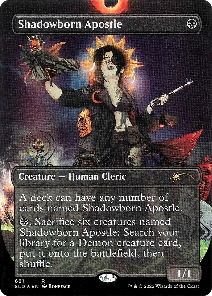 Shadowborn Apostle (681) (Borderless) [Secret Lair Drop Promos] | Good Games Adelaide SA