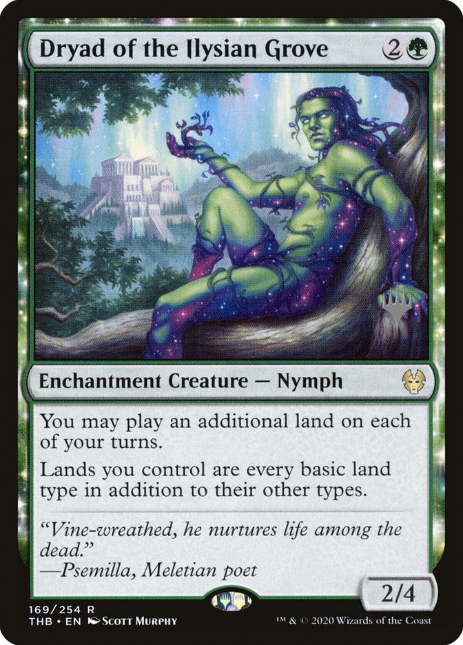 Dryad of the Ilysian Grove (Promo Pack) [Theros Beyond Death Promos] | Good Games Adelaide SA