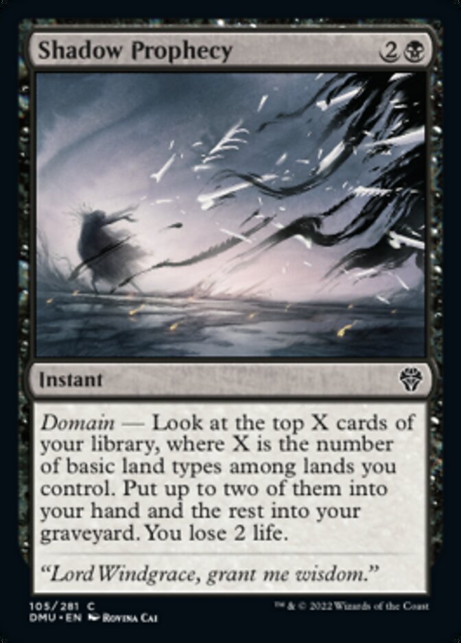 Shadow Prophecy [Dominaria United] | Good Games Adelaide SA