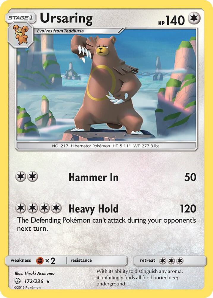 Ursaring 172/236 (SM - Cosmic Eclipse)  | Good Games Adelaide SA