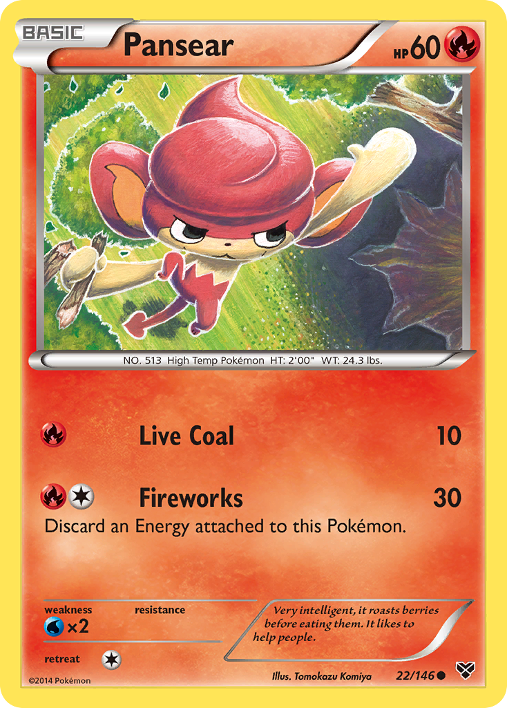 Pansear (22/146) [XY: Base Set] | Good Games Adelaide SA