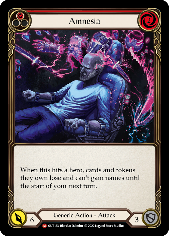 Amnesia [OUT183] (Outsiders)  Rainbow Foil | Good Games Adelaide SA