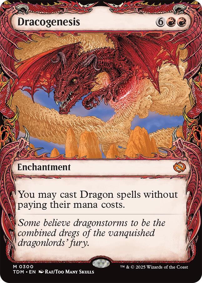 Dracogenesis 300 (Tarkir: Dragonstorm)  - Foil | Good Games Adelaide SA