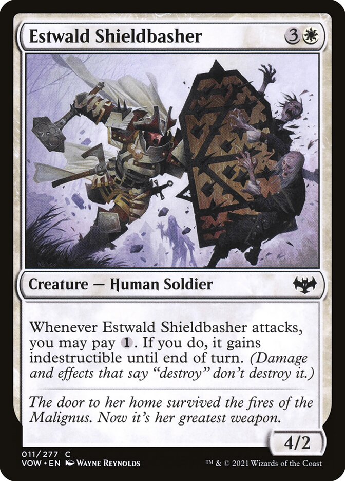 Estwald Shieldbasher 11 (Innistrad: Crimson Vow)  - Foil | Good Games Adelaide SA