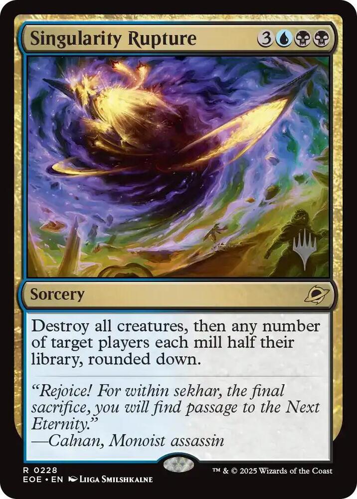 Singularity Rupture 228 (Promo Pack: Edge of Eternities)  - Foil | Good Games Adelaide SA