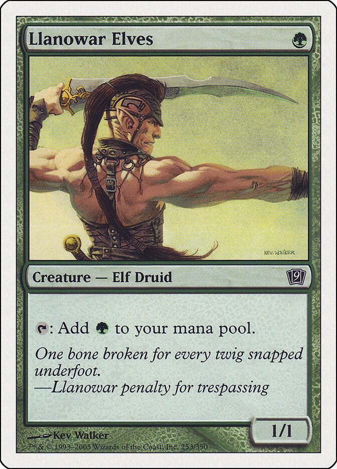 Llanowar Elves 253 (9th Edition)  | Good Games Adelaide SA