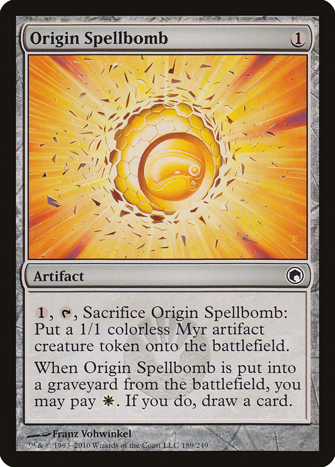 Origin Spellbomb [Scars of Mirrodin] | Good Games Adelaide SA