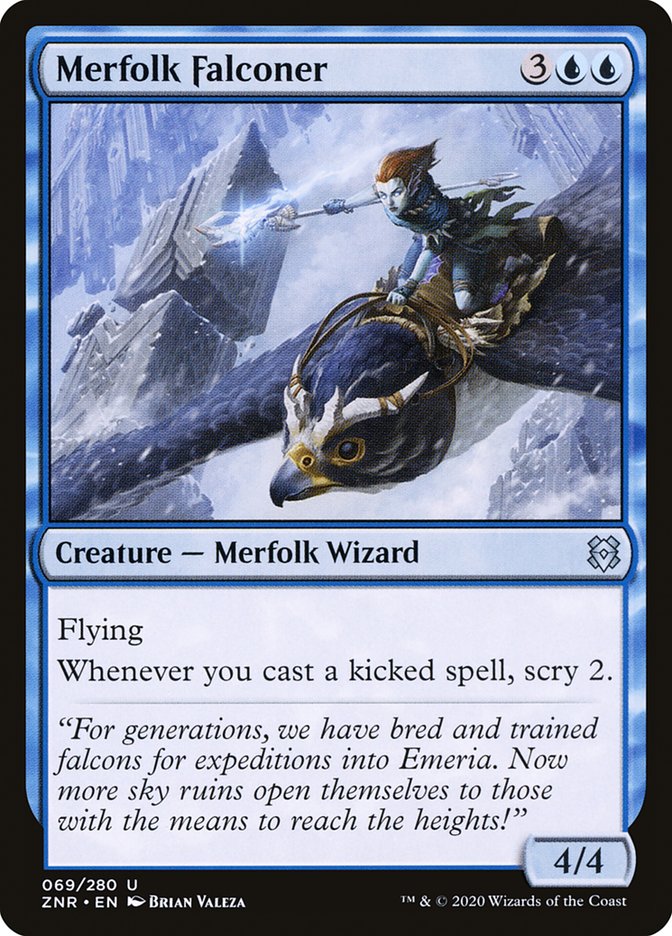 Merfolk Falconer 69 (Zendikar Rising)  | Good Games Adelaide SA