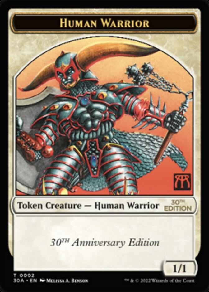 Human Warrior Token 2 (30th Anniversary Edition)  | Good Games Adelaide SA