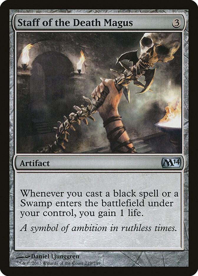 Staff of the Death Magus 219 (Magic 2014 (M14))  | Good Games Adelaide SA