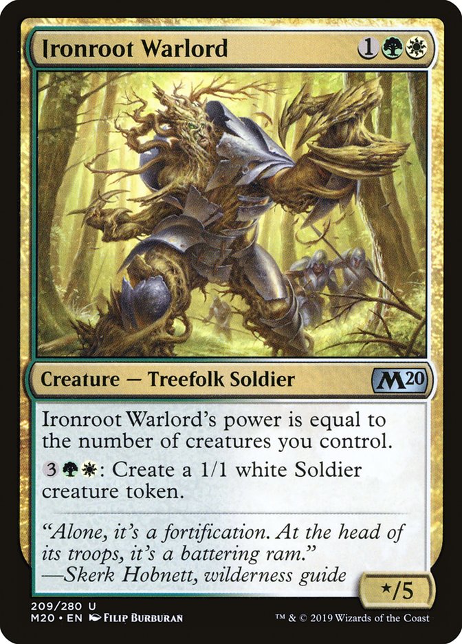 Ironroot Warlord [Core Set 2020] | Good Games Adelaide SA