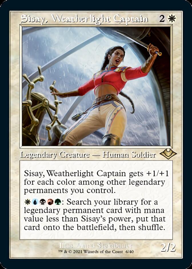 Sisay, Weatherlight Captain (Retro Etched Foil) [Modern Horizons 2] | Good Games Adelaide SA
