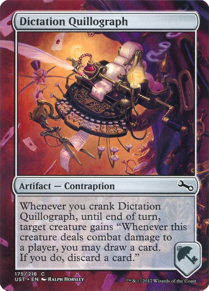 Dictation Quillograph 175 (Unstable)  | Good Games Adelaide SA