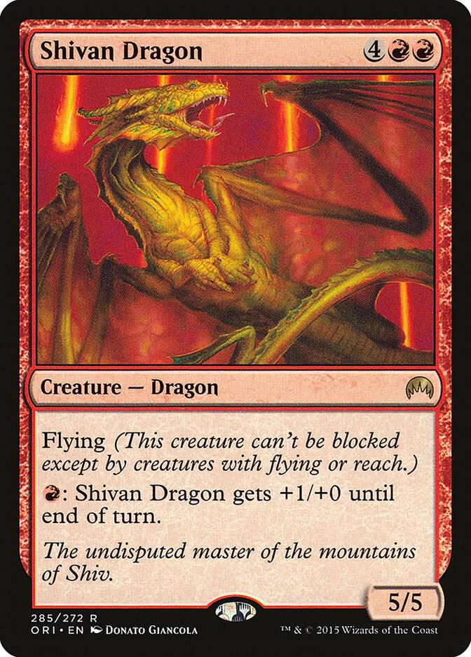 Shivan Dragon 285 (Magic Origins)  | Good Games Adelaide SA