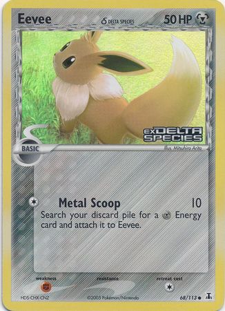 Eevee (68/113) (Delta Species) (Stamped) [EX: Delta Species] | Good Games Adelaide SA