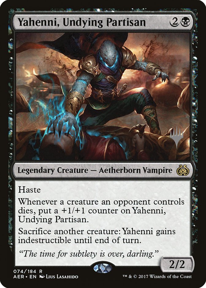 Yahenni, Undying Partisan (Promo Pack) [Aether Revolt Promos] | Good Games Adelaide SA
