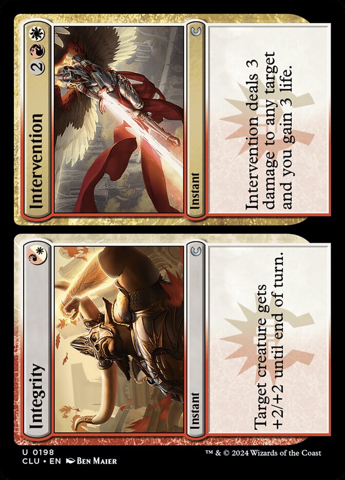 Integrity // Intervention 198 (Ravnica: Clue Edition)  | Good Games Adelaide SA