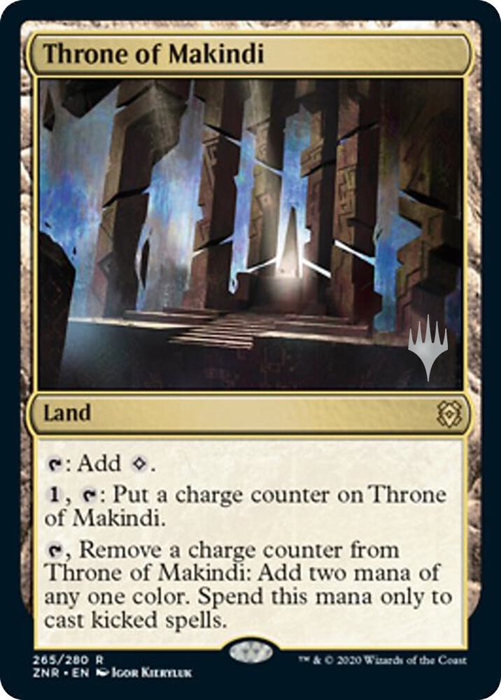 Throne of Makindi 265 (Promo Pack: Zendikar Rising)  - Foil | Good Games Adelaide SA