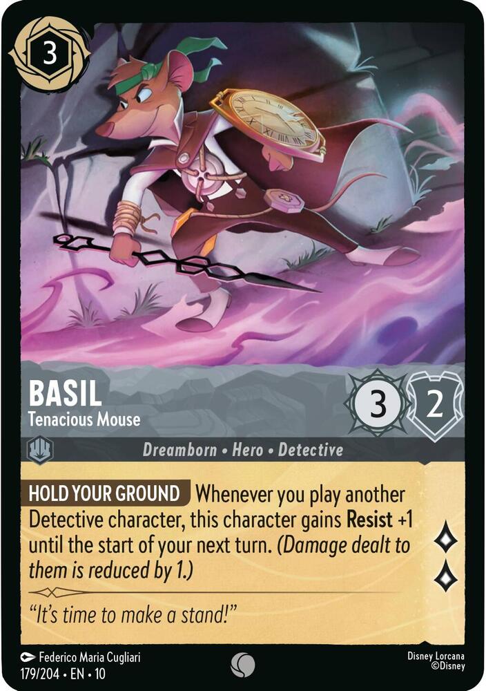 Basil Tenacious Mouse 179/204 (Whispers in the Well)  | Good Games Adelaide SA