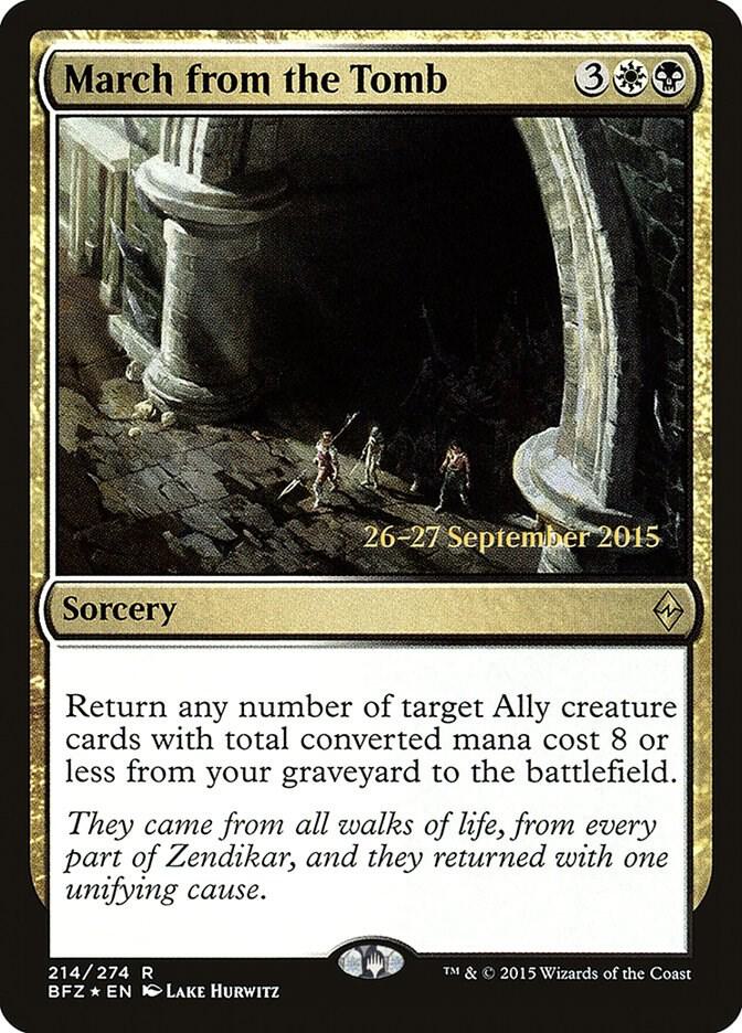 March from the Tomb 214 (Prerelease Cards)  - Foil | Good Games Adelaide SA