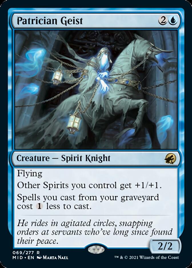 Patrician Geist [Innistrad: Midnight Hunt] | Good Games Adelaide SA