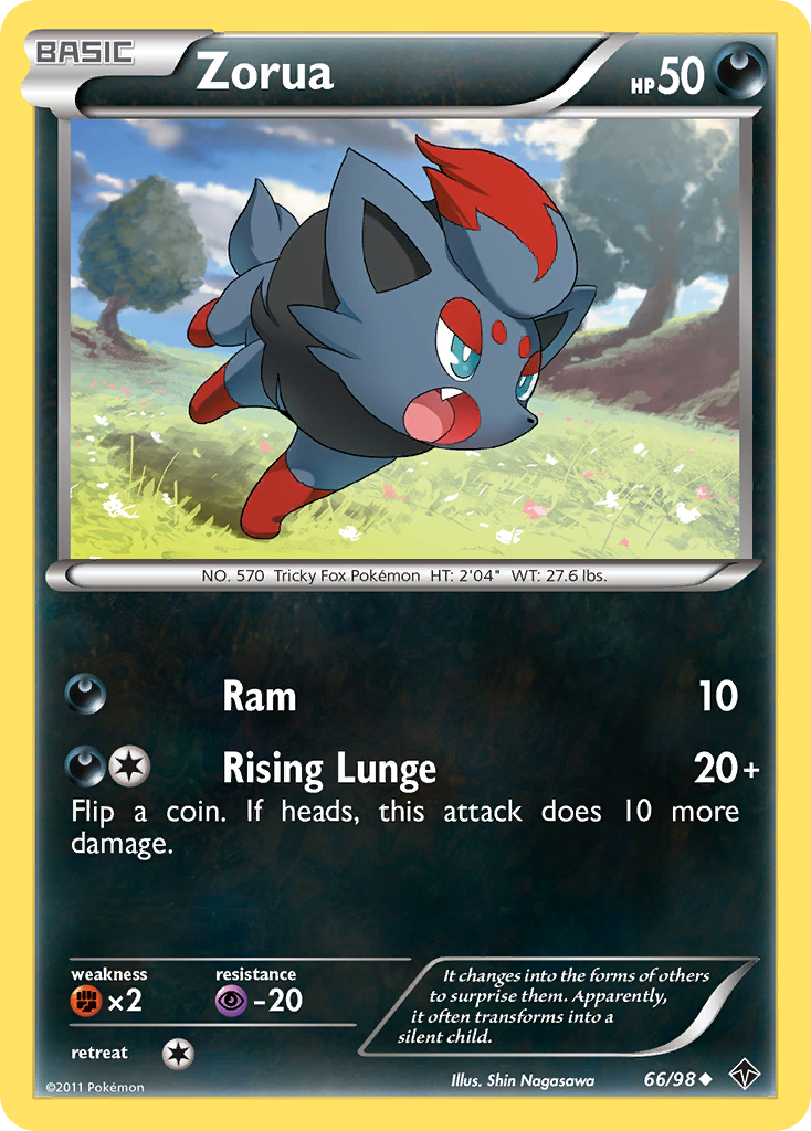 Zorua (66/98) [Black & White: Emerging Powers] | Good Games Adelaide SA
