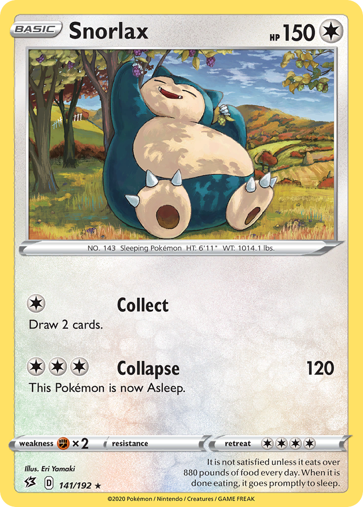 Snorlax (141/192) [Sword & Shield: Rebel Clash] | Good Games Adelaide SA